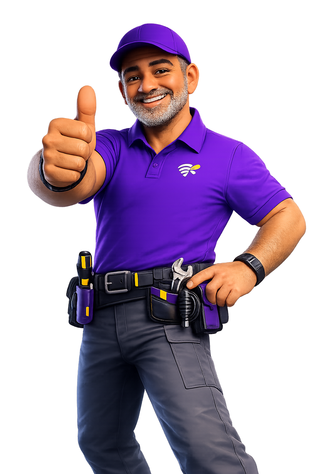 Mestre Rui fazendo joinha